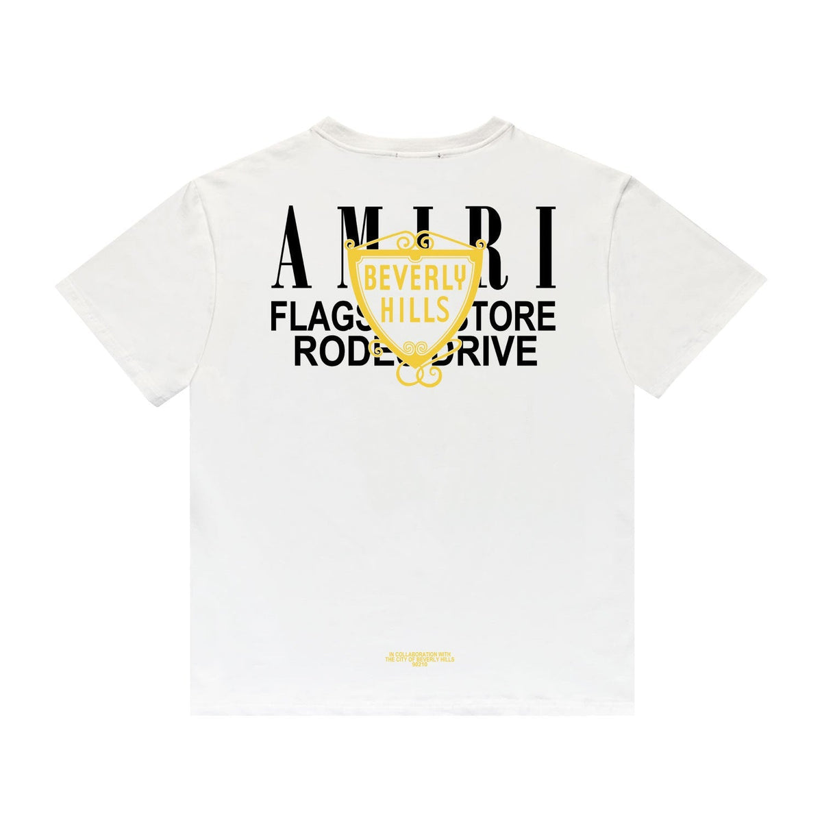 Amiri T Shirt Letter Print Casual Hip Hop Short Sleeve T-shirt