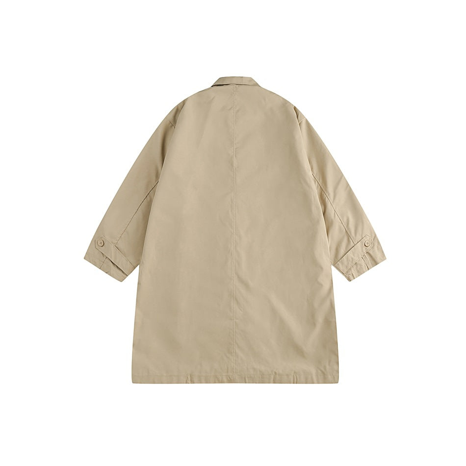 Unisex Jacket Retro Workwear Loose Top Coat