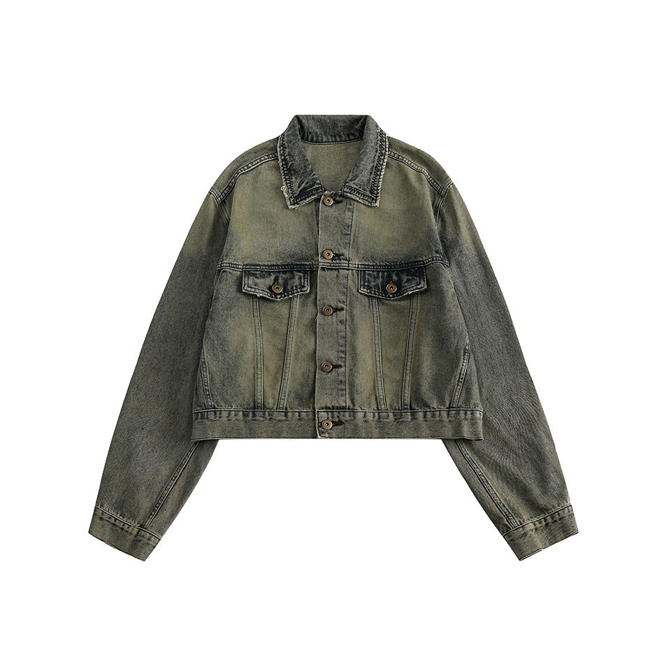 Unisex Jacket Denim Coat Vintage Coat