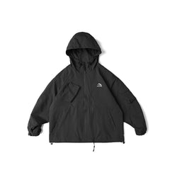 Unisex Jacket Zipper Decorations Hooded Hooded Jacket Men's Jacket Coat