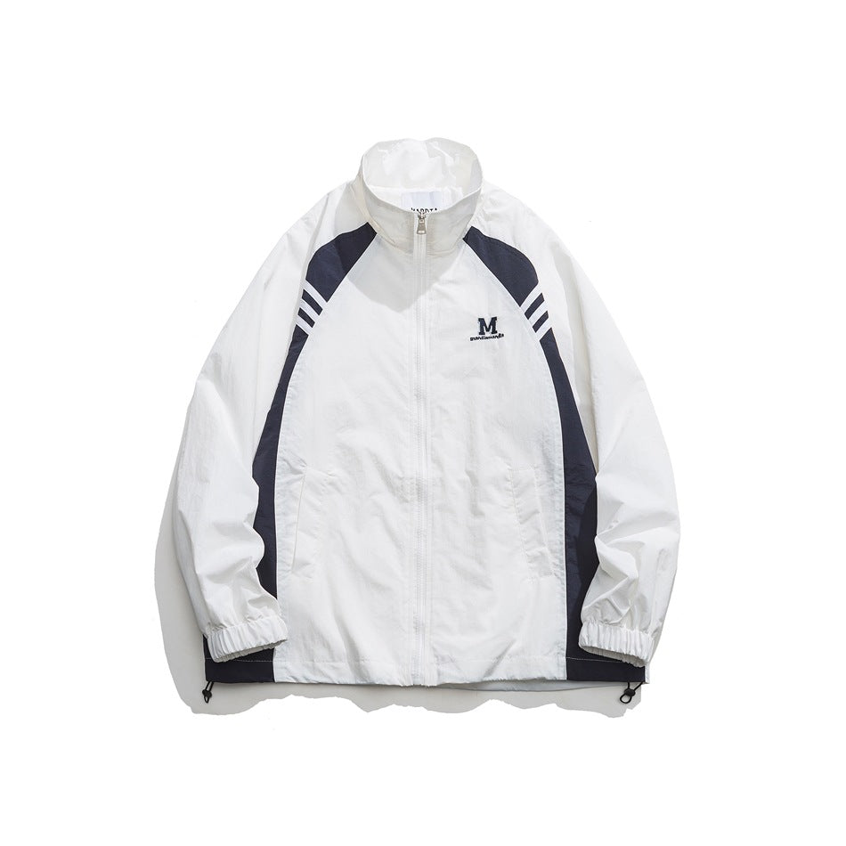 Unisex Jacket Vintage Coat Men's and Women's Tops Loose Lapel Jacket