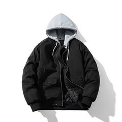 Mens Vintage Jackets Jacket Loose Baseball Jacket Padded Flight Suit