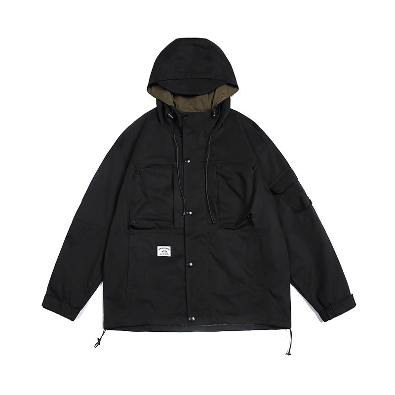 Unisex Jacket Shell Jacket Men's and Women's Coats Mechanical Style Jacket