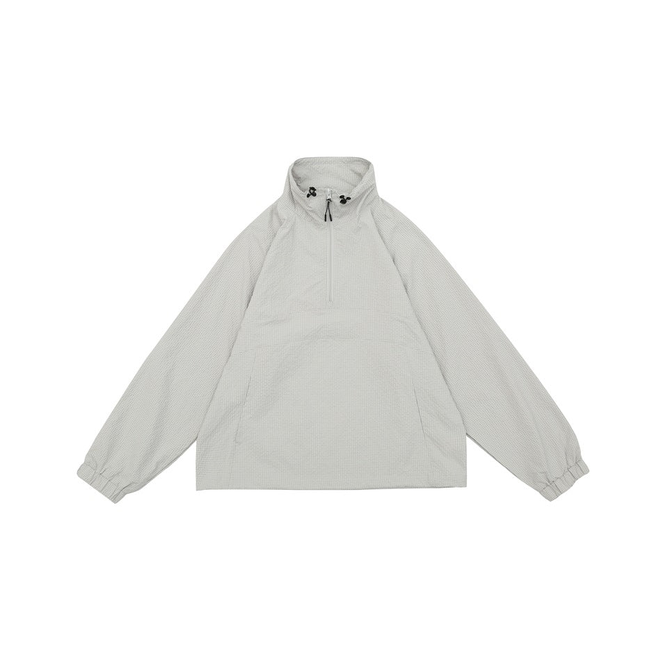 Unisex Jacket Retro Pullover Jacket Stand Collar Coat