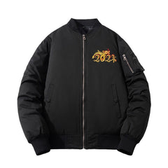 Mens Vintage Jackets Embroidered Autumn/Winter Flight Clips Baseball Uniforms