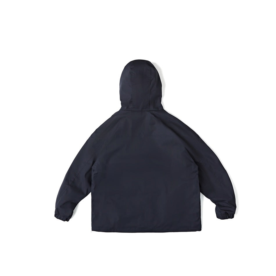 Unisex Jacket Loose Multi-Pocket Hooded Jacket Shell Jacket Mechanical Style Coat