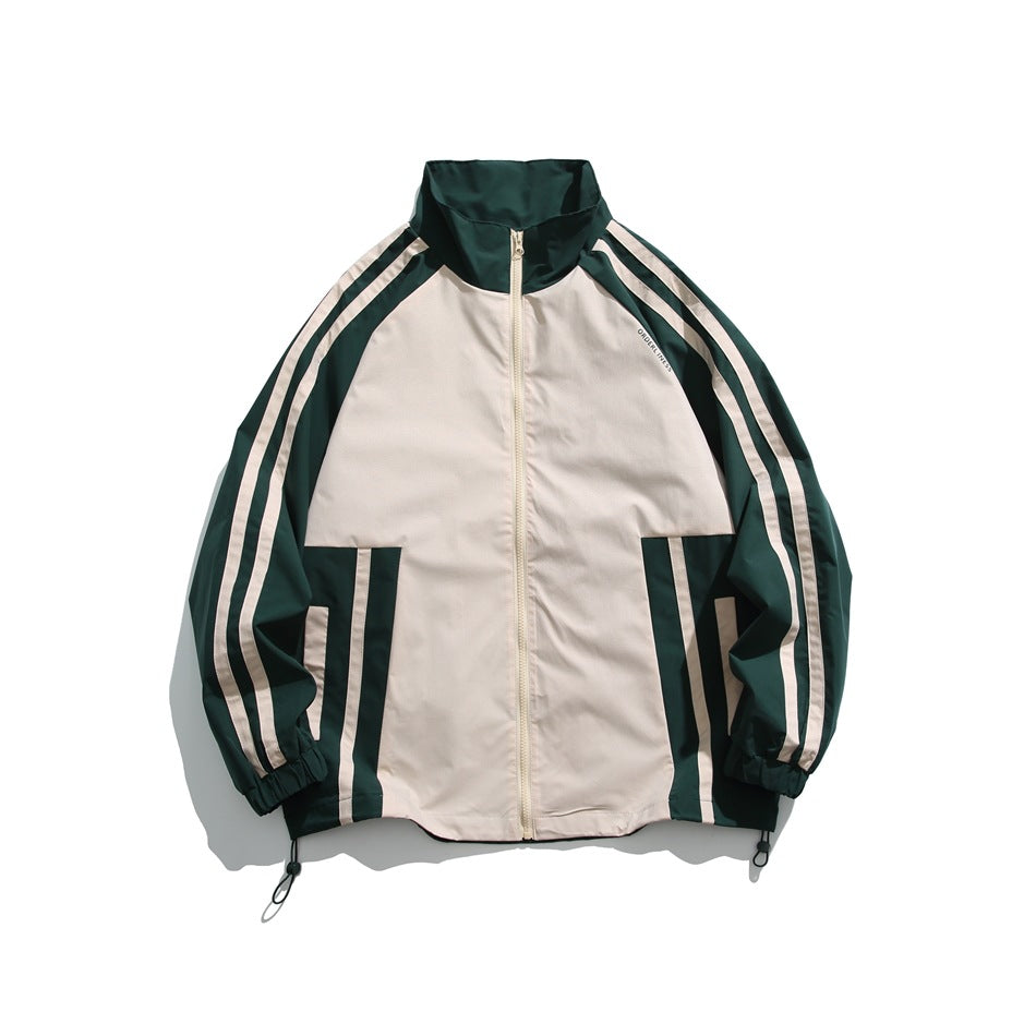 Unisex Jacket Casual Hooded Coat Men's and Women's Same Loose Fall Jacket