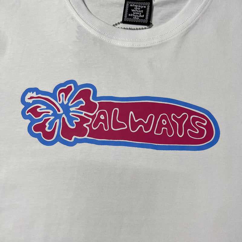 ADWYSD Always Do What You Should Do T Shirts Loose Short Sleeves