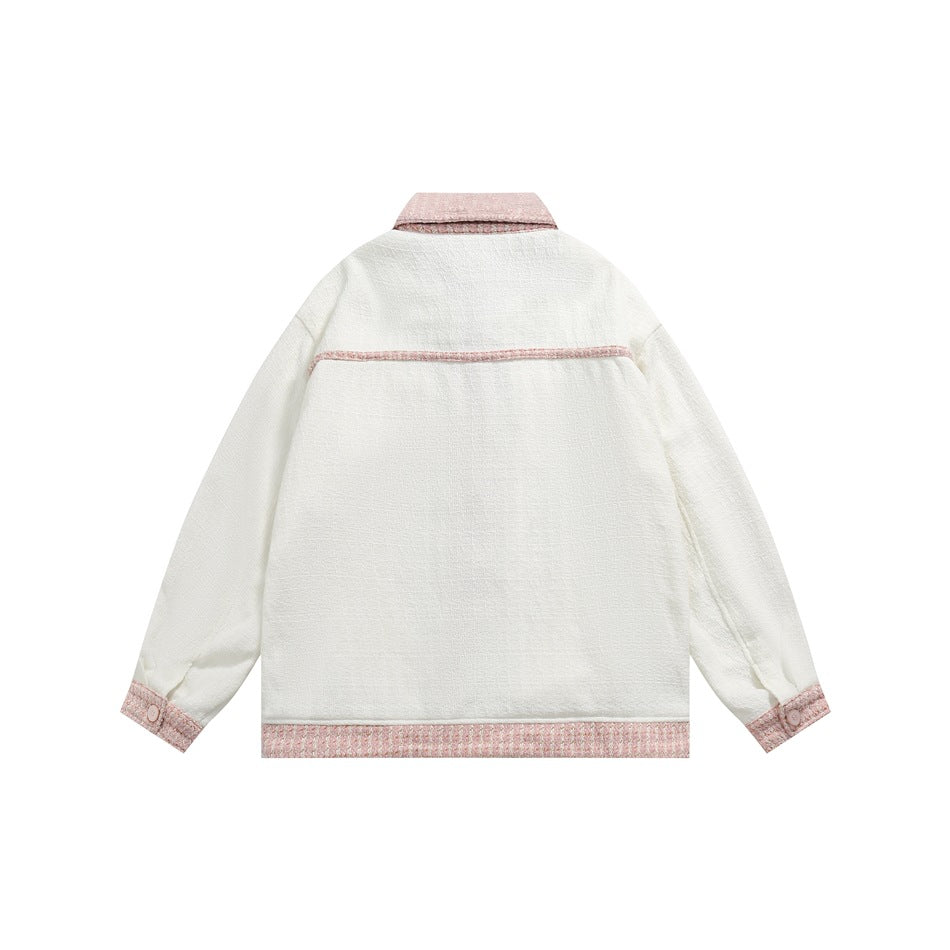 Unisex Jacket Stitching Loose Unisex Style Top