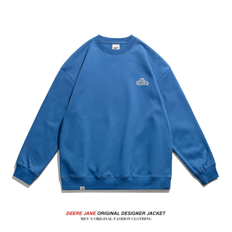 Men Pullover Hoodie Spring Sweater Men's Loose All-Matching Spring and Autumn