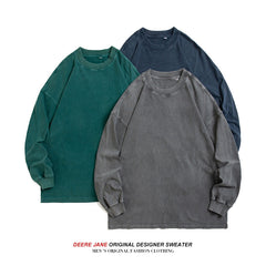Men Pullover Hoodie Spring Sweater Men's Loose All-Match Simple Leisure