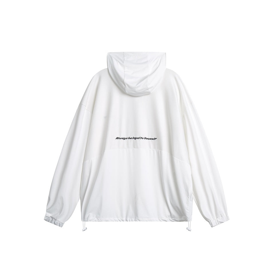 Unisex Jacket Loose Hooded Breathable Sun Protection Clothing Summer Thin Jacket Jacket