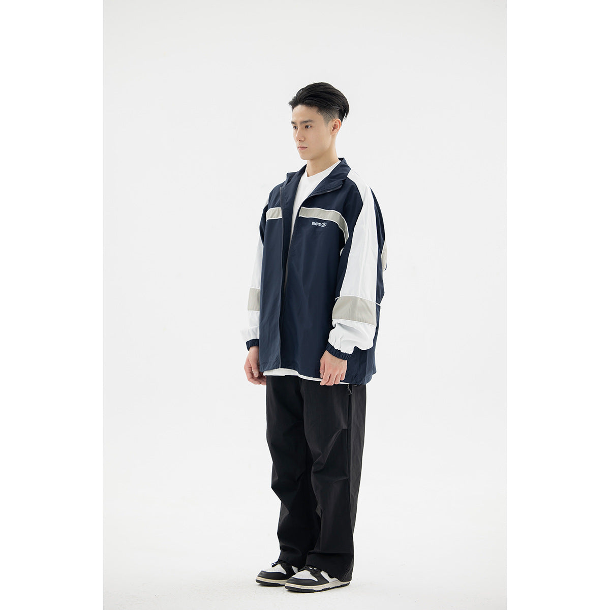 Unisex Jacket Vintage Loose Lapel Jacket Men's Sports Jacket