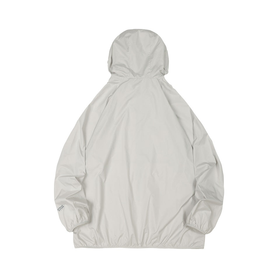Unisex Jacket Summer Thin Hooded Sports Jacket Loose Jacket Sun-Protective Clothing