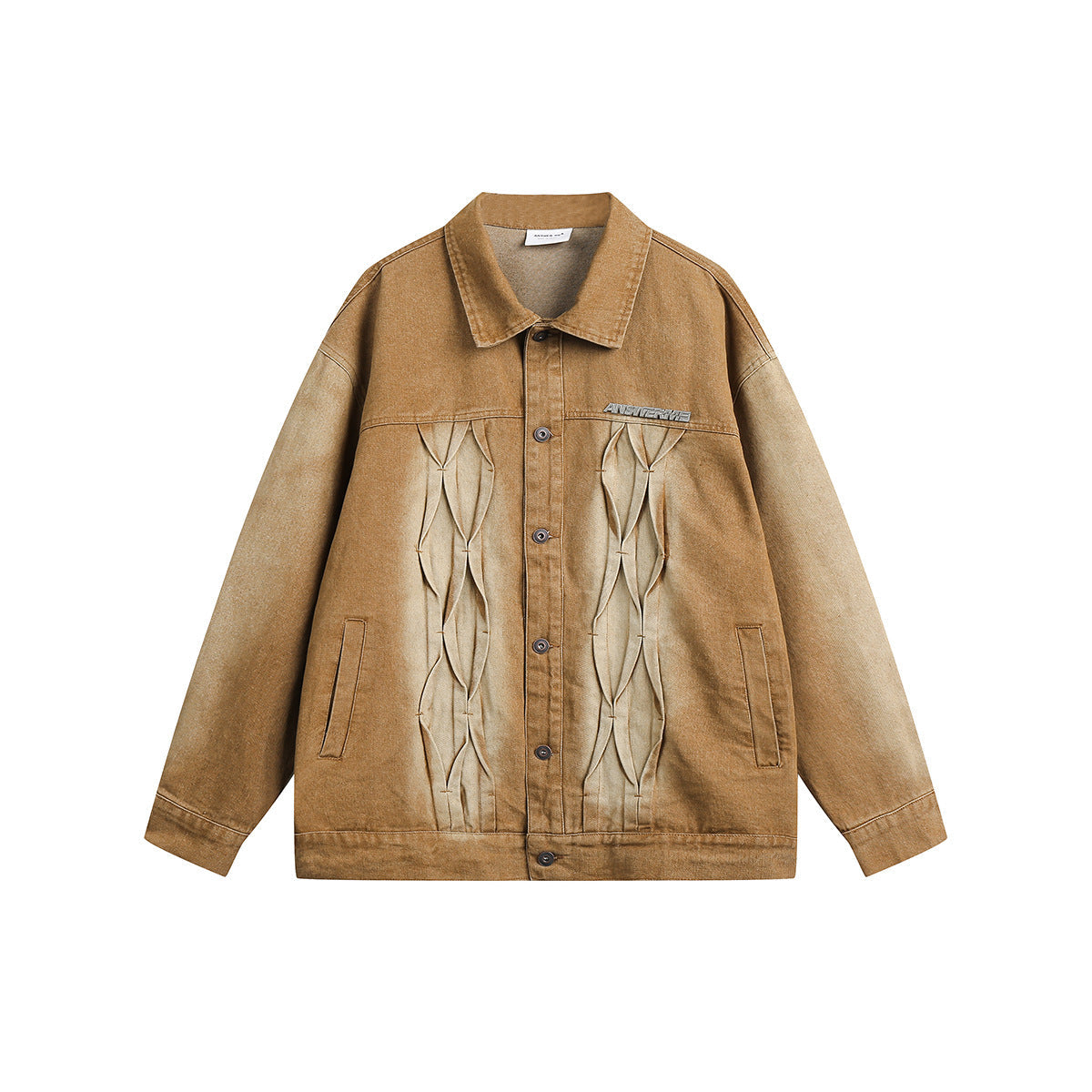 Unisex Jacket Vintage Distressed Washed Denim Jacket Loose Jacket