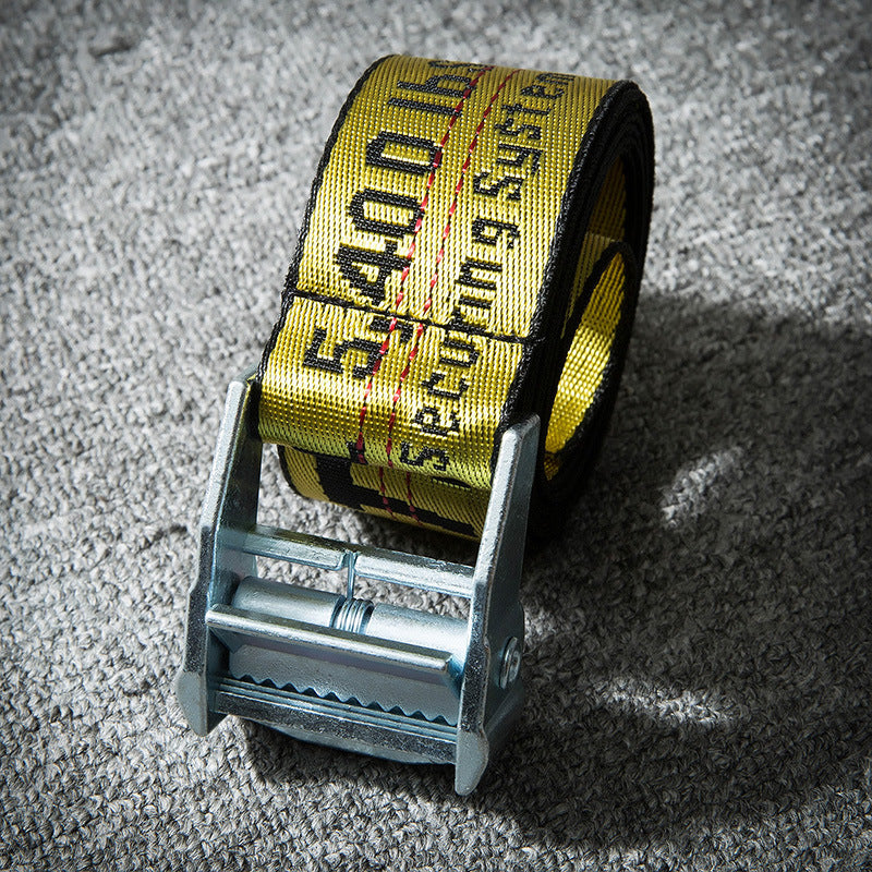Off White Belts Canvas Belts Hip Hop Embroidery