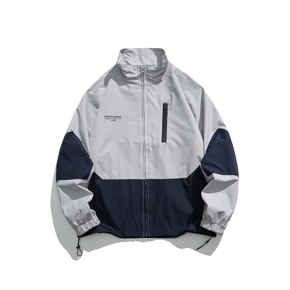 Unisex Jacket Autumn Leisure Coat Loose Lapel Jacket