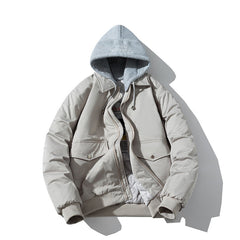 Mens Vintage Jackets Jacket Padded Workwear Jacket Trendy Baseball Uniform