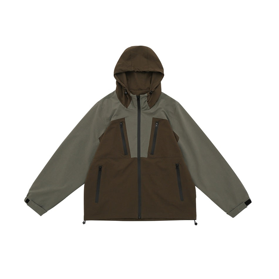 Unisex Jacket Shell Jacket Men's and Women's Functional Hooded Jacket Sports Jacket