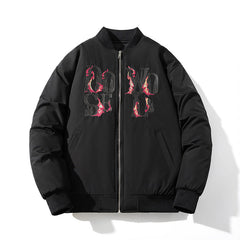 Mens Vintage Jackets Autumn/Winter Embroidered Jackets Vintage Baseball Uniforms