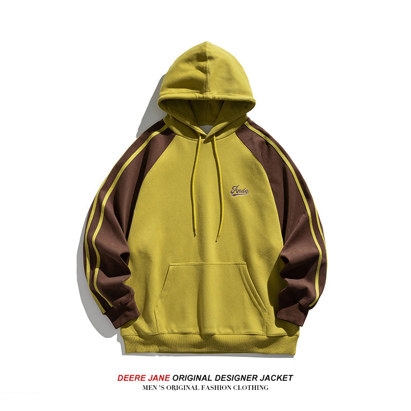 Men Pullover Hoodie Spring Sweater Men's Spring and Autumn Loose All-Match Casual Couple Style