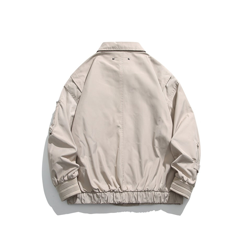 Unisex Jacket Loose Lapels Jacket Spring and Autumn