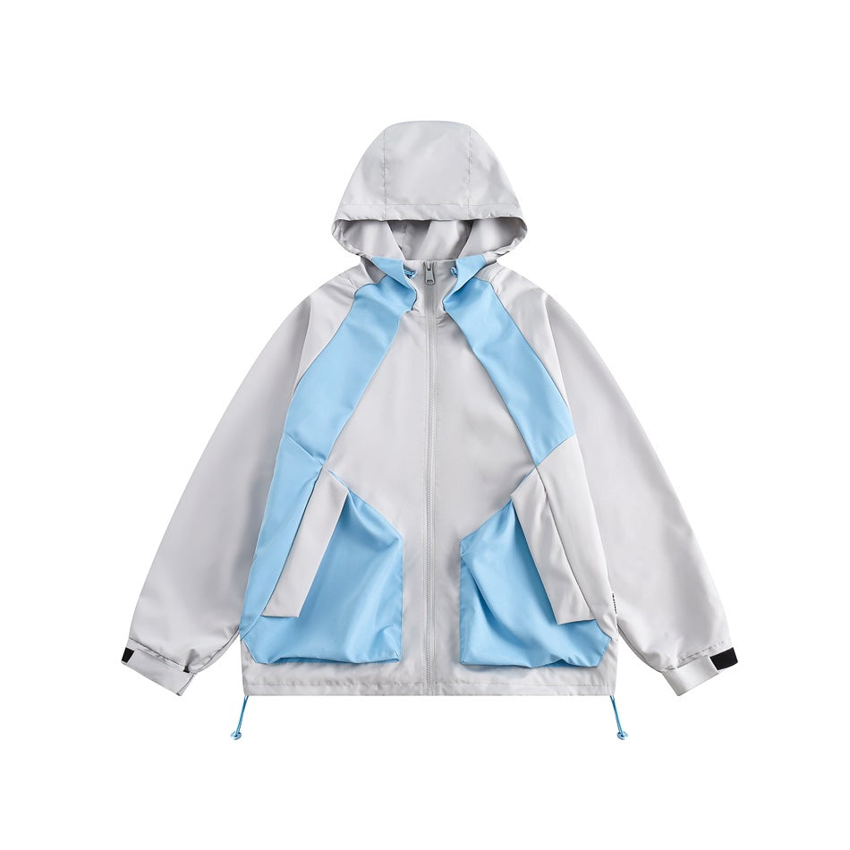 Unisex Jacket Shell Jacket Couples Coat Hooded Jacket