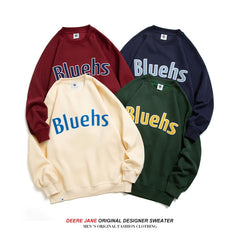 Men Pullover Hoodie Spring Sweater Men's Loose All-Match Casual