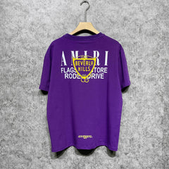 Amiri T Shirt Letter Printed round Neck