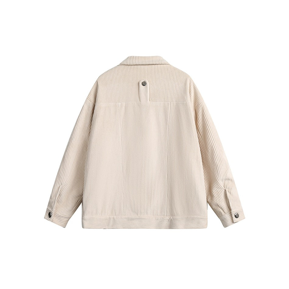Unisex Jacket Autumn Vintage Loose Lapels Jacket Men's and Women's Tops Coat