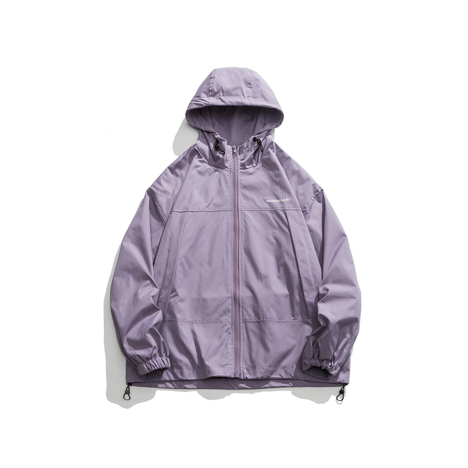 Unisex Jacket Autumn Retro Hooded Jacket for Men and Women Loose Casual Jacket