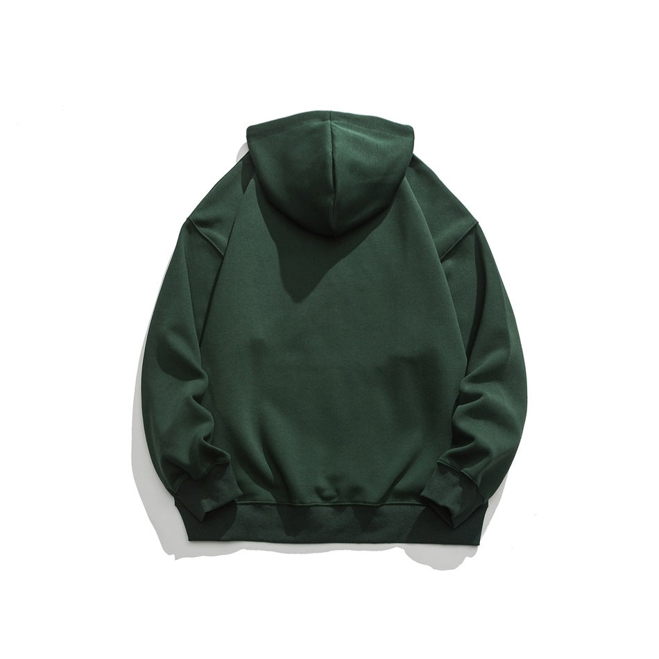 Unisex Jacket Retro Hooded Sweater Loose Spring and Autumn Coat