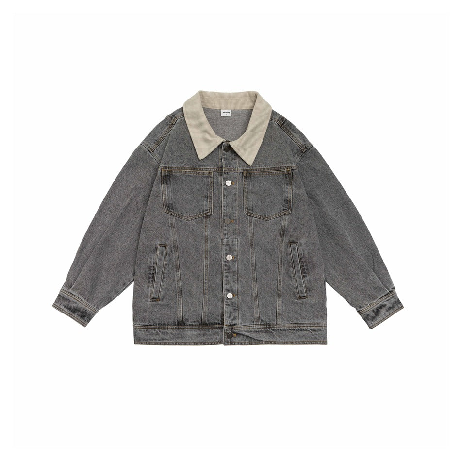 Unisex Jacket Overalls Men and Women Couple Denim Clothes Jacket