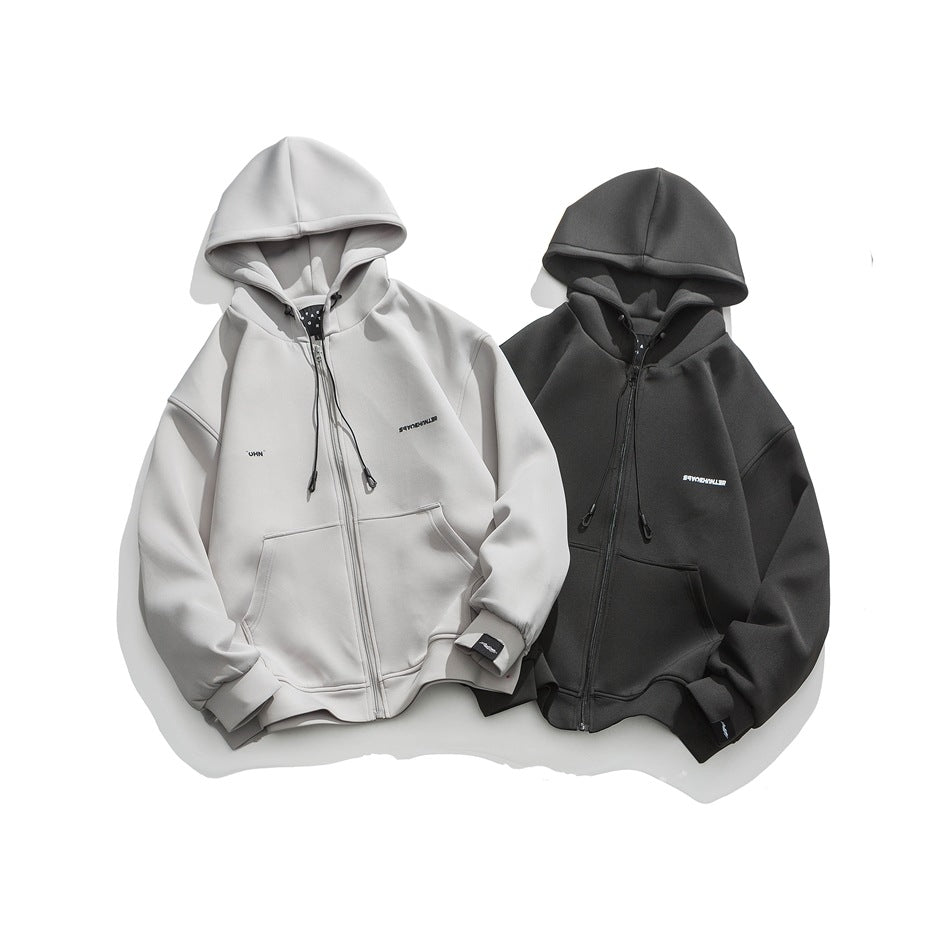 Unisex Jacket Loose Top Space Cotton Hooded Jacket
