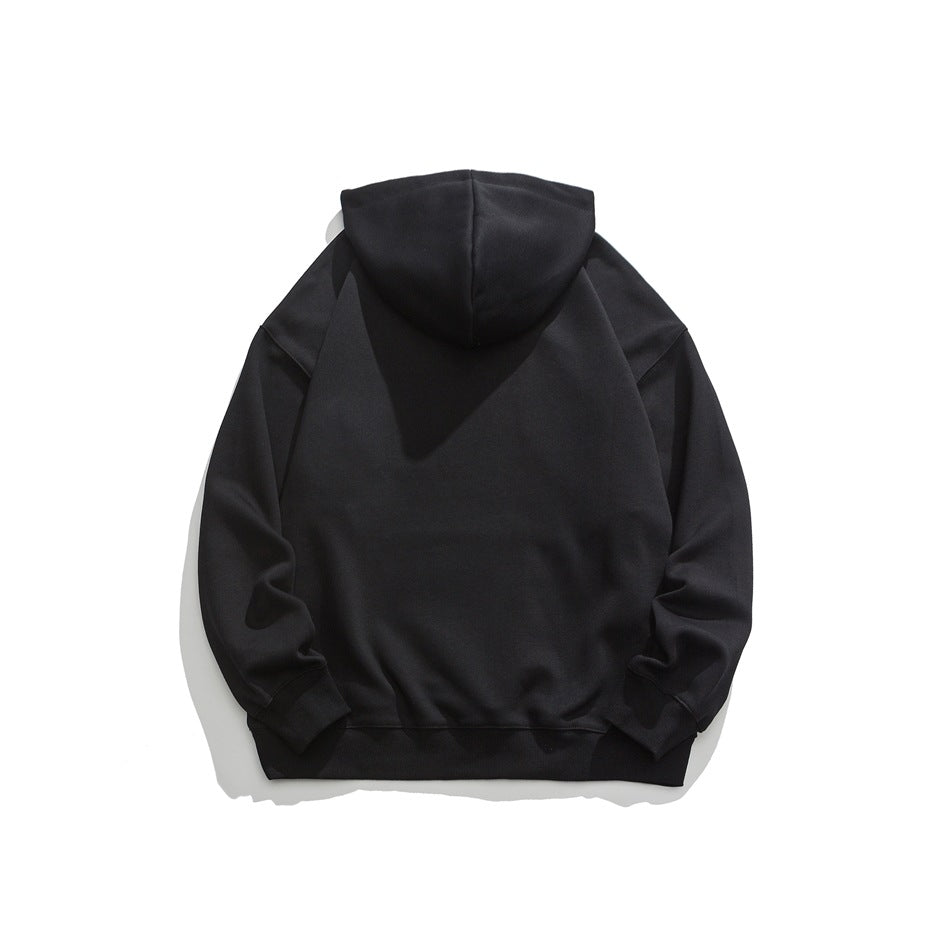 Unisex Jacket Retro Hooded Sweater Loose Spring and Autumn Coat