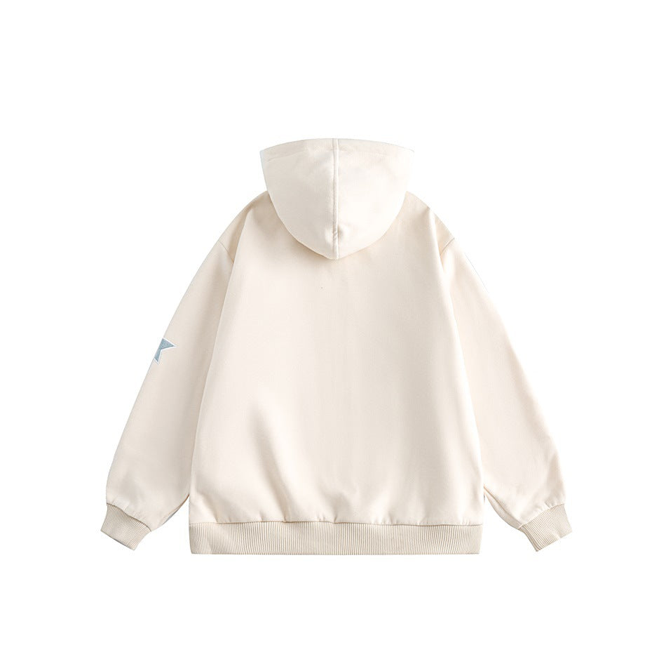 Unisex Jacket Vintage Casual Jacket Men's and Women's Hoodie Spring and Autumn Coat