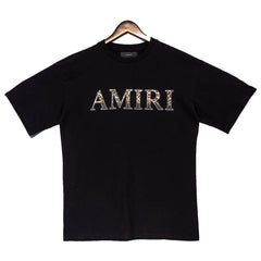 Amiri T Shirt Leopard Print