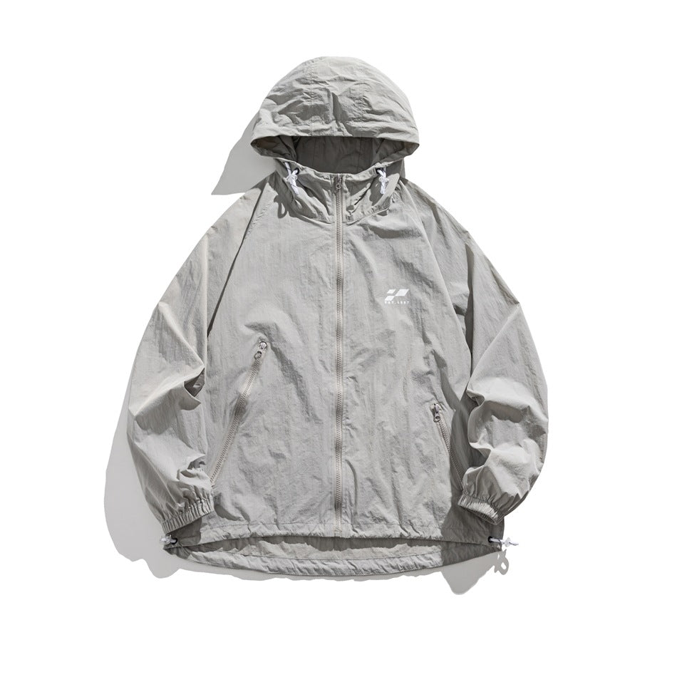 Unisex Jacket Thin Jacket for Summer Lightweight Breathable and UV-Resistant Sun-Protective Clothing