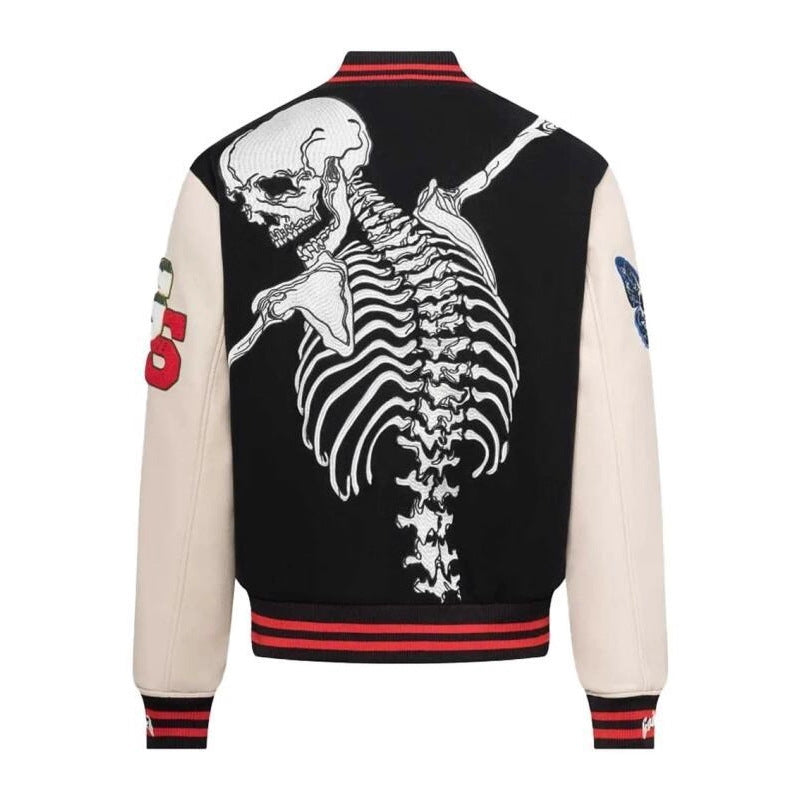 Godspeed Jacket  Baseball Jersey Jacket Embroidered Loose Stand Up Collar