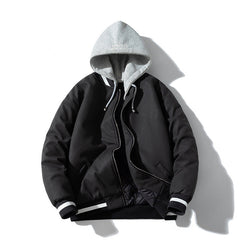 Men's Vintage Jackets Motorcycle Jacket Men's Autumn and Winter Cotton Jacket