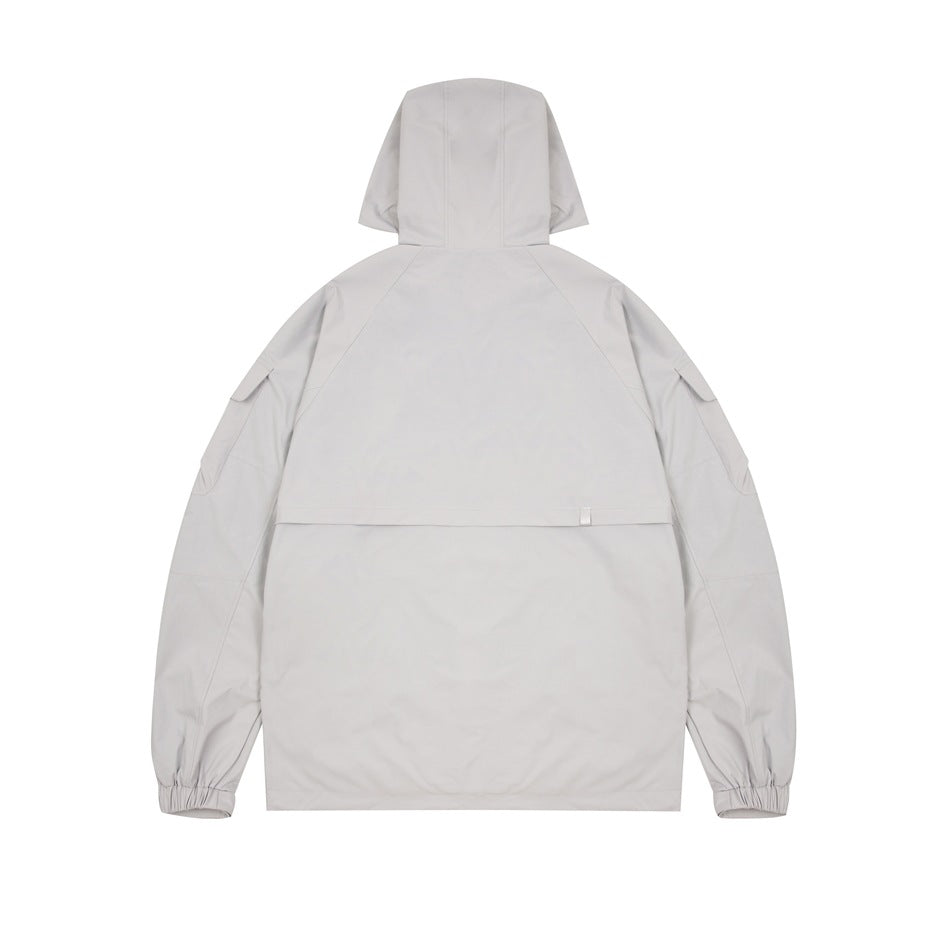 Unisex Jacket Spring and Autumn Mechanical Style Jacket Windproof Tooling Outdoor Jacket Coat