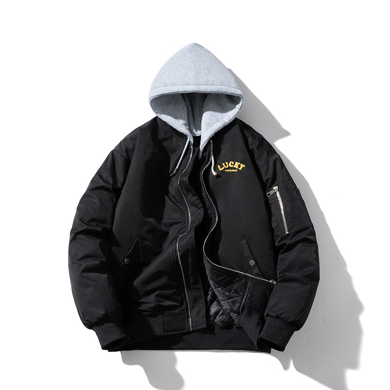 Mens Vintage Jackets Embroidered Jacket Jacket Padded Baseball Uniform