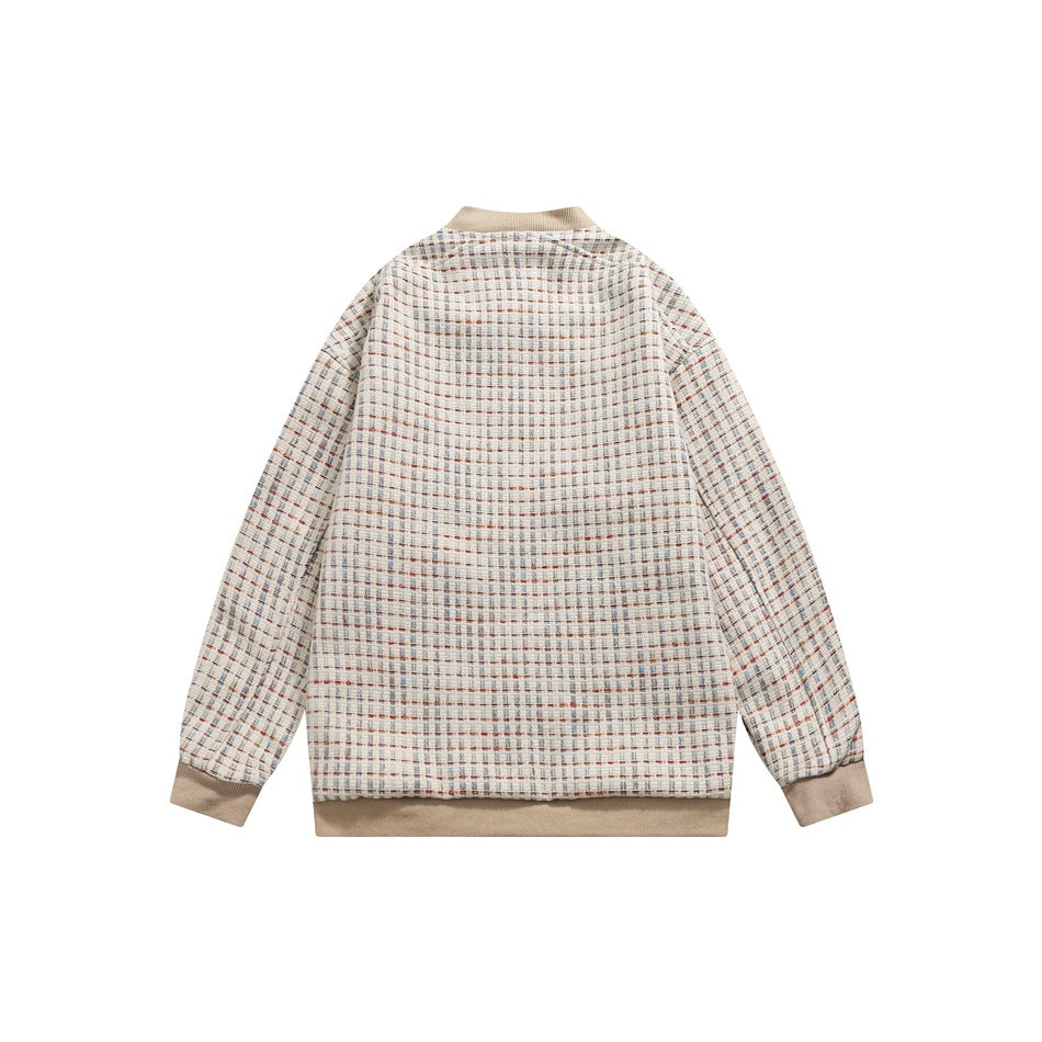 Unisex Jacket Reversible Jacket Plaid Coat
