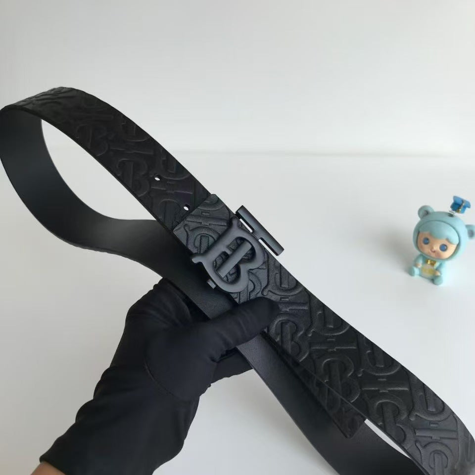 Mens Fashion Belt Premium Sense Personality Plaid
