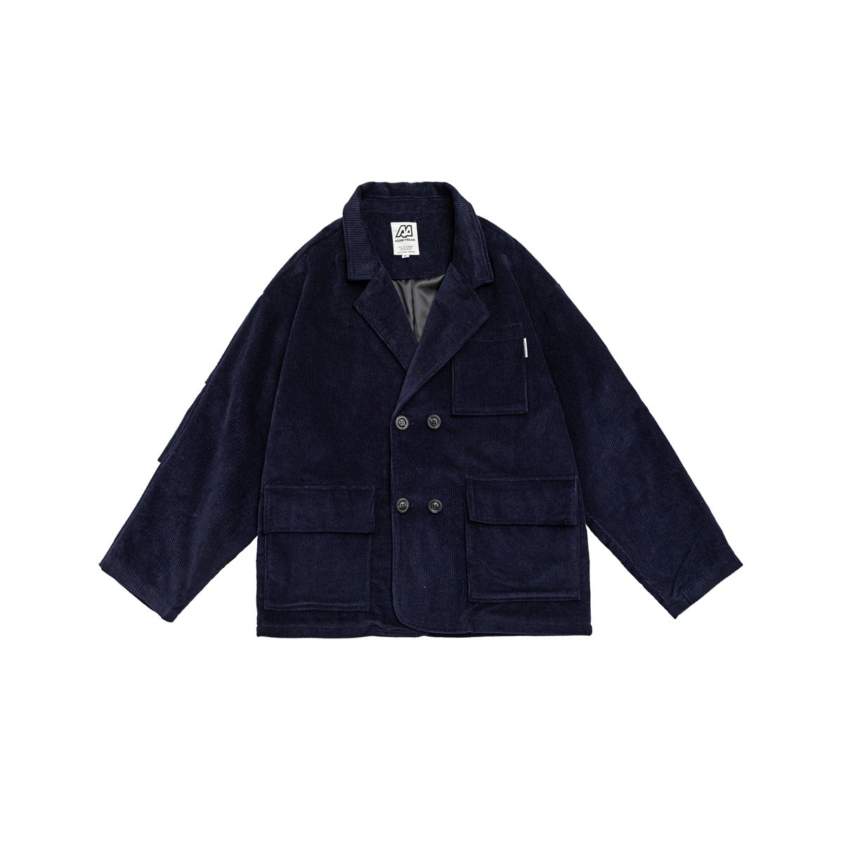 Unisex Jacket Vintage Overalls Jacket Casual Suit Loose Profile Corduroy Jacket