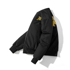 Mens Vintage Jackets Baseball Suit Flight Suit Autumn/Winter Jacket Padded Top