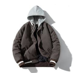 Men's Vintage Jackets Motorcycle Jacket Men's Autumn and Winter Cotton Jacket