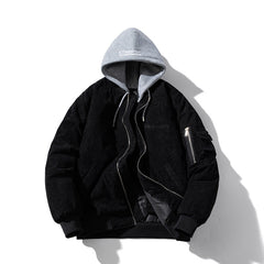 Mens Vintage Jackets Japanese Vintage Thermal Jacket Thickened Baseball Uniform