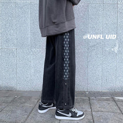 Men Jeans Straight Jeans for Boys Autumn Spring and Autumn Trousers