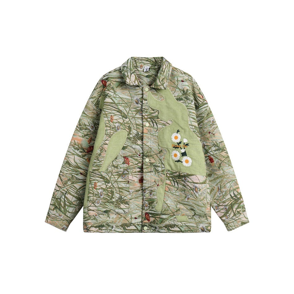 Unisex Jacket Loose Lapels Jacket Men and Women Spring and Autumn Coat
